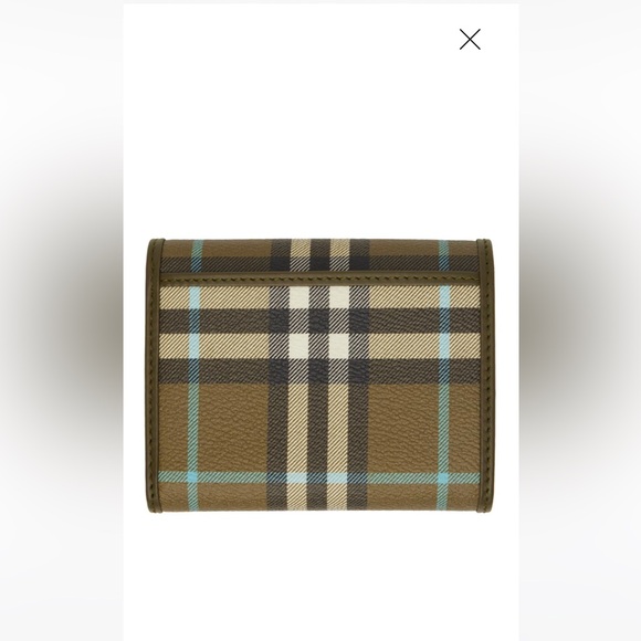 NWT Burberry Small Lancaster Wallet in Olive Green - Picture 3 of 5